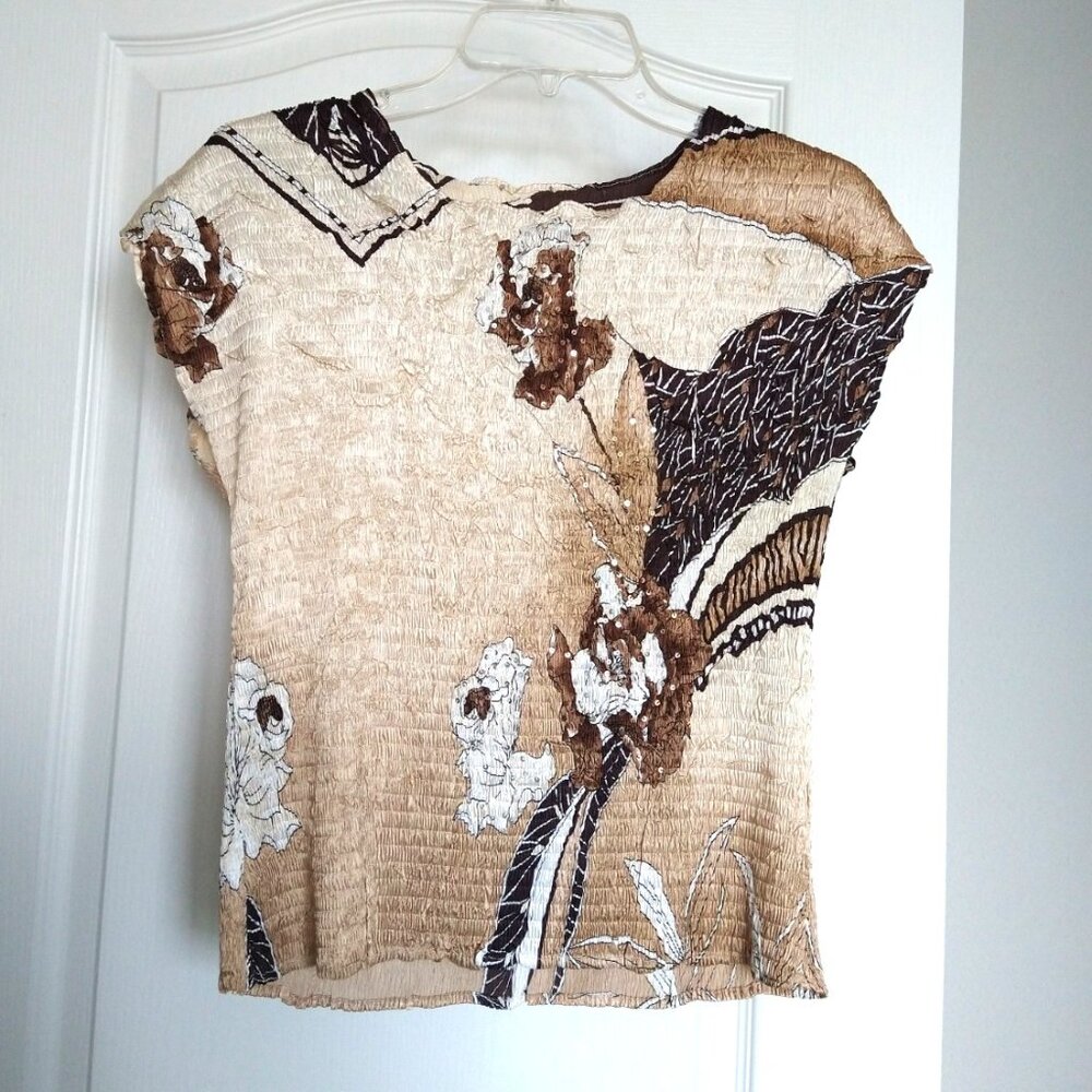 Alberto Makali - Floral Abstract Stretch Shell - Large
